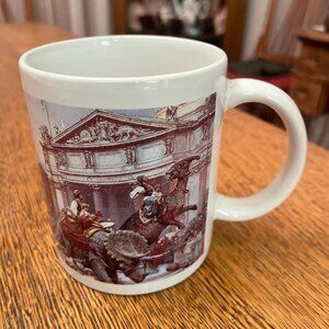 Vintage 1993 James Gurney "Dinotopia" Coffee Cup Mug by The Greenwich Workshop